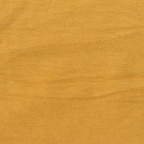 Cotton Stretch Jersey Knit Fabric, 170 gsm — Yellow