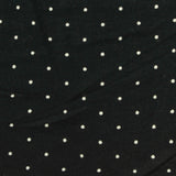 White Dots Jersey Knit, Viscose
