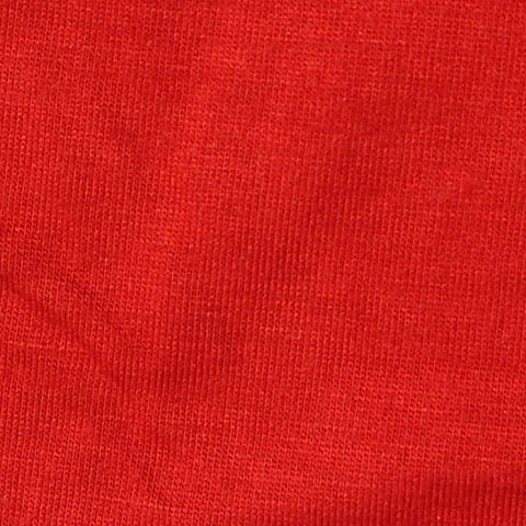 Polyester Viscose Jersey Knit Fabric, 165 gsm — Red