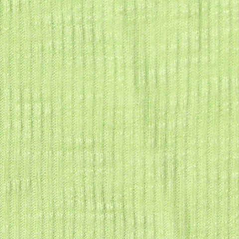 Slub Polyester Viscose Rib Knit Fabric, 180 gsm — Green