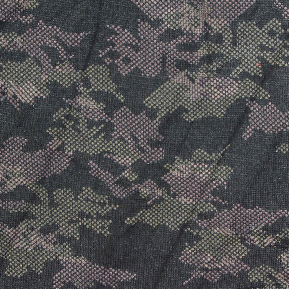 Dark Grey Camo Ponte Knit, Viscose-Nylon
