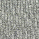 Heather Grey Marl Rib Knit, Viscose — texture