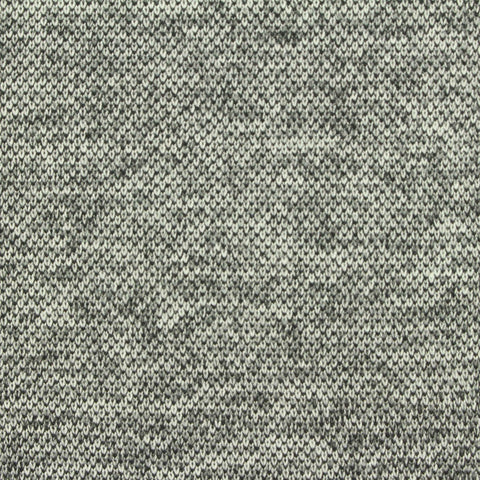 Black Marl Piqué Knit, Polyester