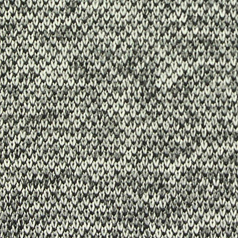 Black Marl Piqué Knit, Polyester