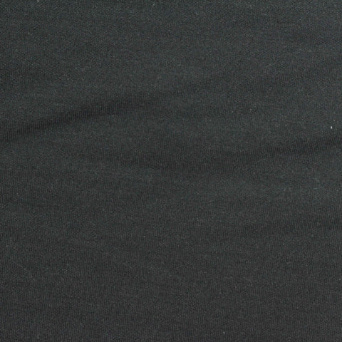 Polyester Stretch Linen-Look Fabric, 430 gsm — Black