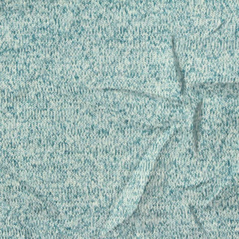 Light Blue Fine-Marl Jersey Knit, Polyester