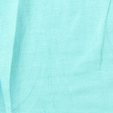 Viscose Polyester Stretch French Terry Fabric, 165 gsm — Blue