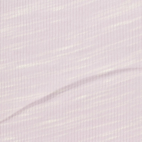 Light Purple Marl Rib Knit, Polyester