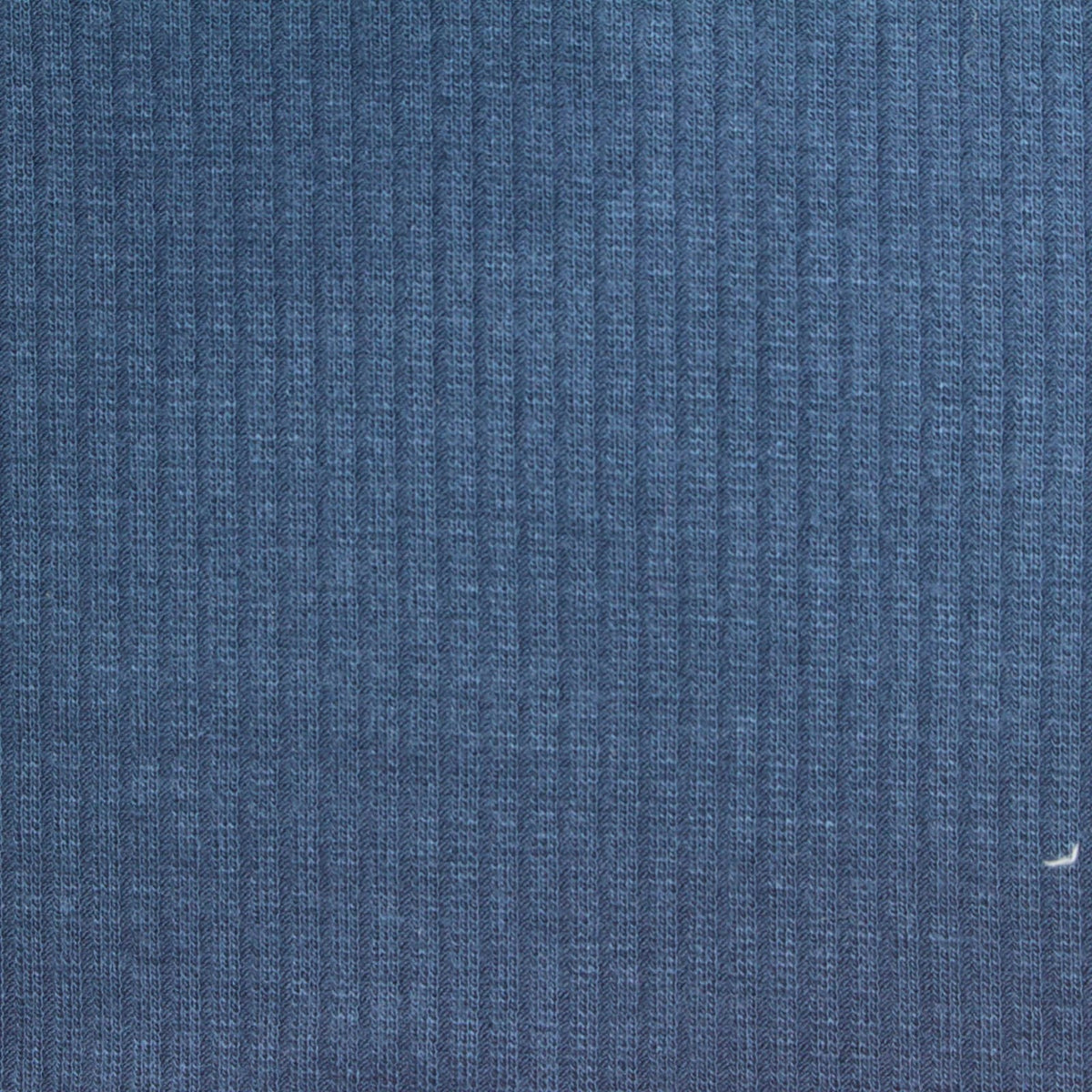 Viscose Stretch Rib Knit Fabric, 220 gsm — Blue