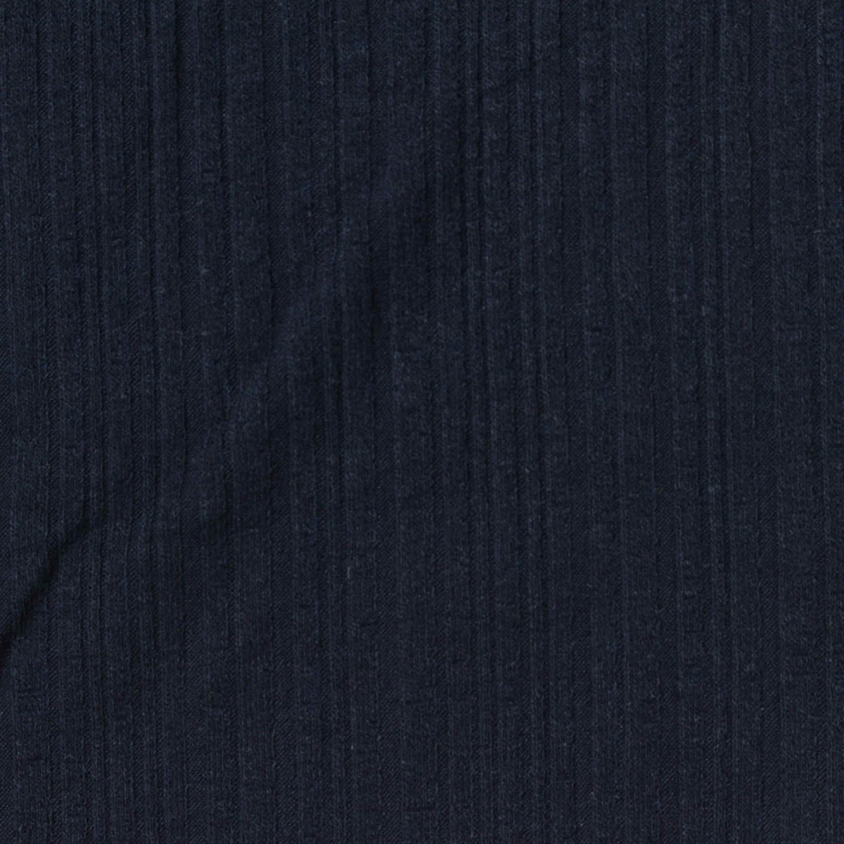 Viscose Stretch Rib Knit Fabric, 230 gsm — Navy