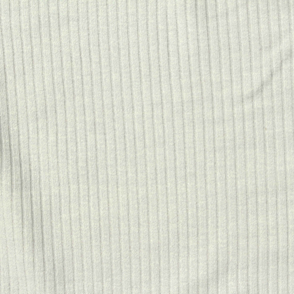 Polyester Viscose Stretch Rib Knit Fabric, 240 gsm — White