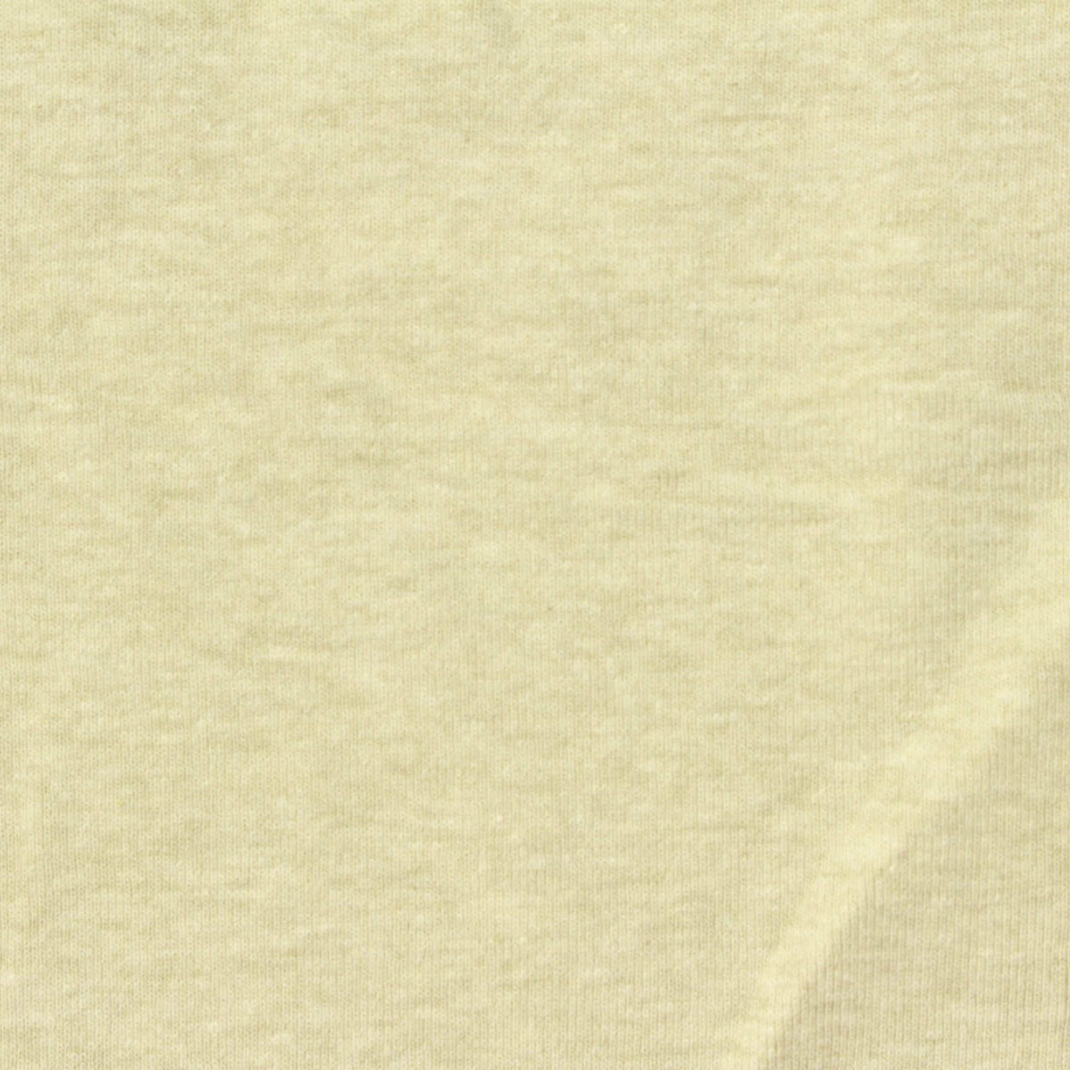 Light Yellow Marl Rib Knit, Cotton-Poly
