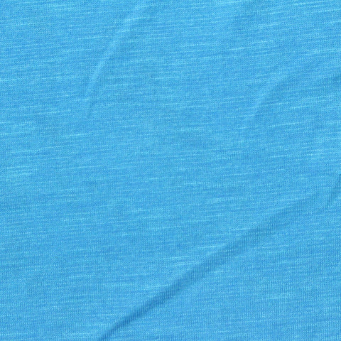 Blue Marl Jersey Knit, Poly-Viscose, 150 gsm, ref EF-254301
