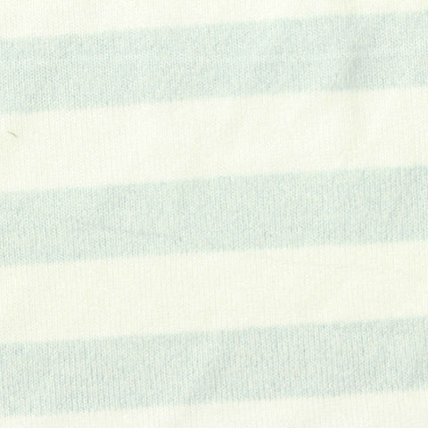 Pale Aqua Stripe Jersey Knit, Polyester