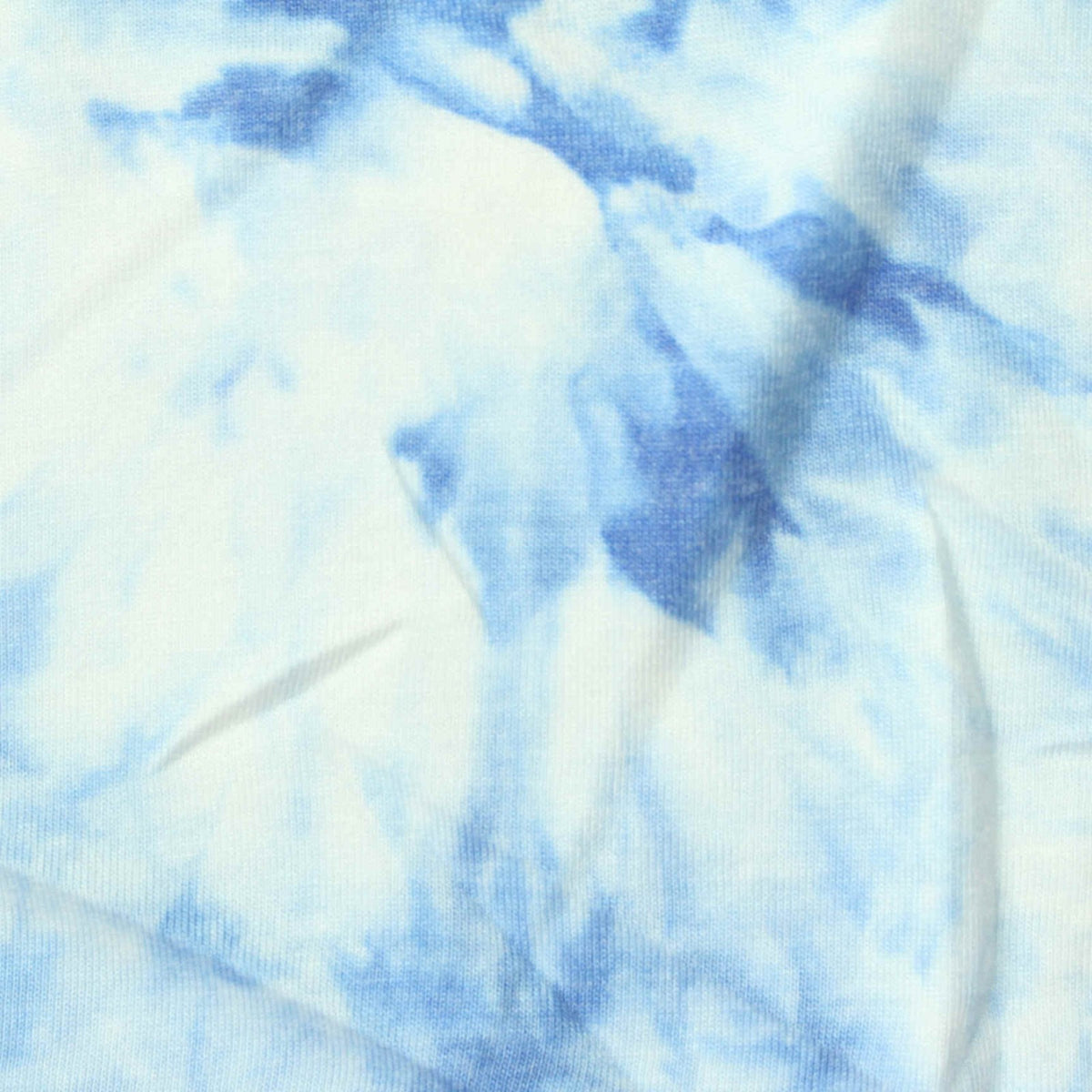 Blue Tie-Dye Jersey Knit, Poly-Viscose
