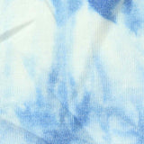 Blue Tie-Dye Jersey Knit, Poly-Viscose — texture