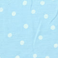 White Dots Jersey Knit, Poly-Viscose, 170 gsm