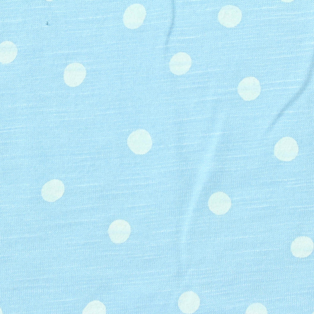 White Dots Jersey Knit, Poly-Viscose, 170 gsm