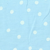 White Dots Jersey Knit, Poly-Viscose