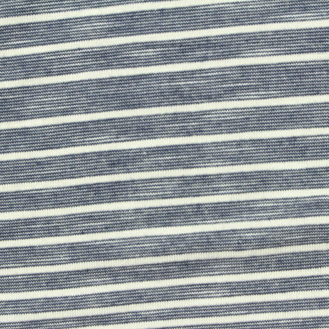 Blue Marl Knit, Poly-Viscose, 180 gsm