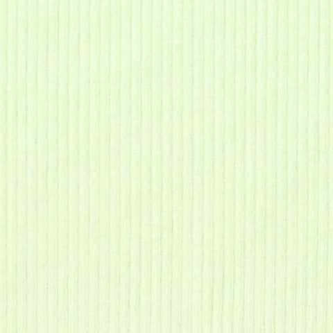 Polyester Viscose Stretch Rib Knit Fabric, 180 gsm — Green