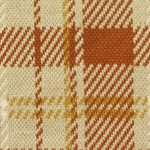 Cream Plaid Jacquard, Poly-Viscose, 320 gsm