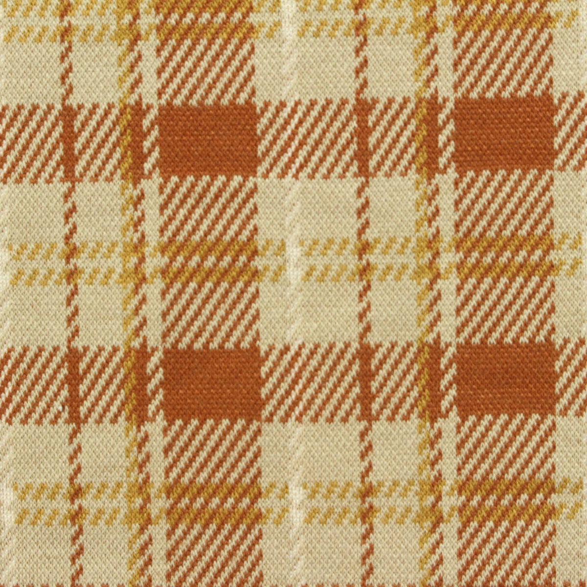 Cream Plaid Jacquard, Poly-Viscose, 320 gsm