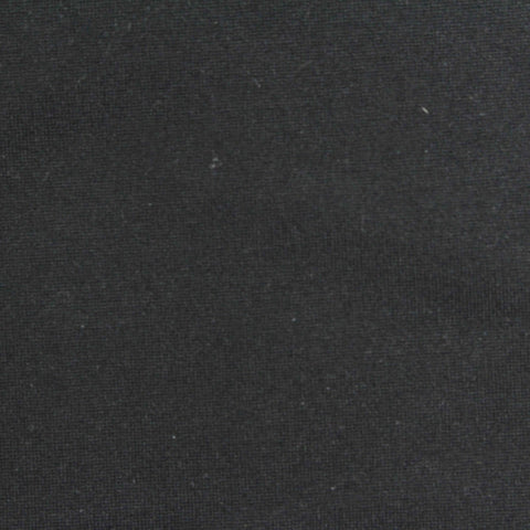 Viscose Nylon Stretch Ponte Knit Fabric, 420 gsm, 165 cm — Black