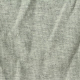 Light Grey Heather Interlock Knit, Cotton-Poly