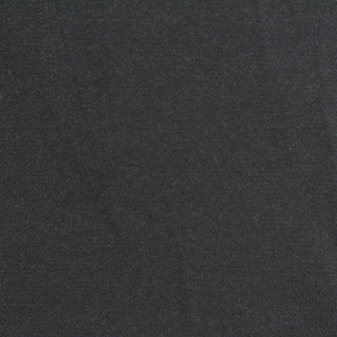 Polyester Stretch Linen-Look Fabric, 180 gsm, 160 cm — Black