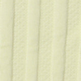 Cream Vertical-Stripe Jacquard, Polyester — texture