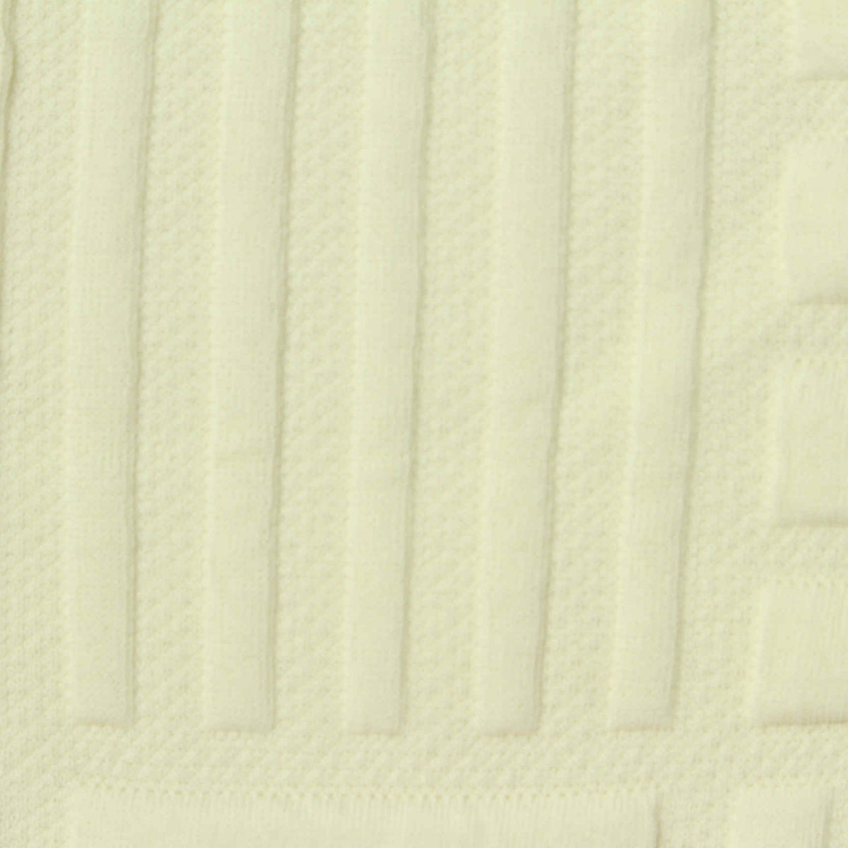 Cream Vertical-Stripe Jacquard, Polyester, 290 gsm