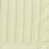 Cream Vertical-Stripe Jacquard, Polyester