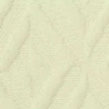 Cream Geometric-Diamond Jacquard, Polyester — texture