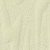Cream Tone-on-Tone Jacquard, Polyester — texture