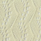 Cream Openwork Pointelle Knit, Poly-Cotton