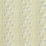 Cream Openwork Pointelle Knit, Poly-Cotton