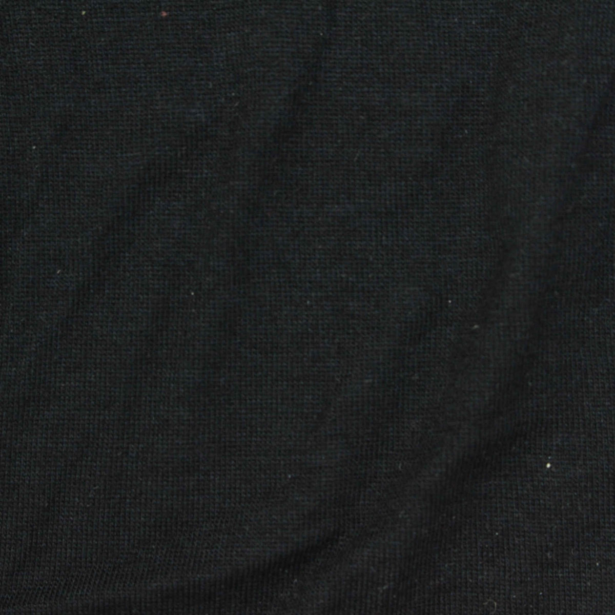 Viscose Wool Jersey Knit Fabric, 160 gsm, 170 cm — Black