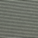 Black Horizontal-Stripe Corduroy, Cotton-Poly