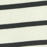 Dark Grey Stripes Jersey Knit, Cotton — texture