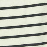 Dark Grey Stripes Jersey Knit, Cotton