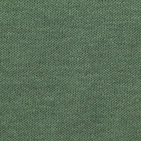 Green Marl Interlock Knit, Cotton