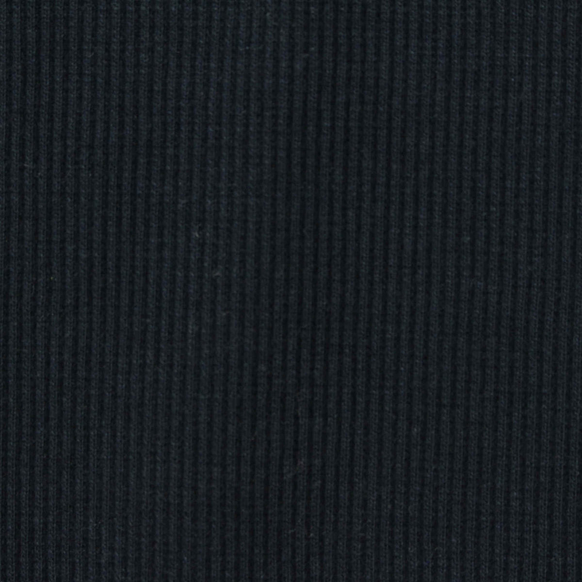 Cotton Polyester Stretch Rib Knit Fabric, 350 gsm, 135 cm — Navy
