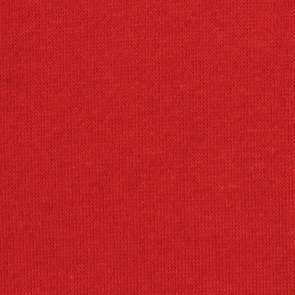 Brushed Cotton Polyester French Terry Fabric, 250 gsm, 175 cm — Red