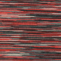 Red Horizontal-Stripe Jersey Knit, Polyester, 160 gsm