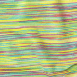Yellow Horizontal-Stripe Jersey Knit, Polyester
