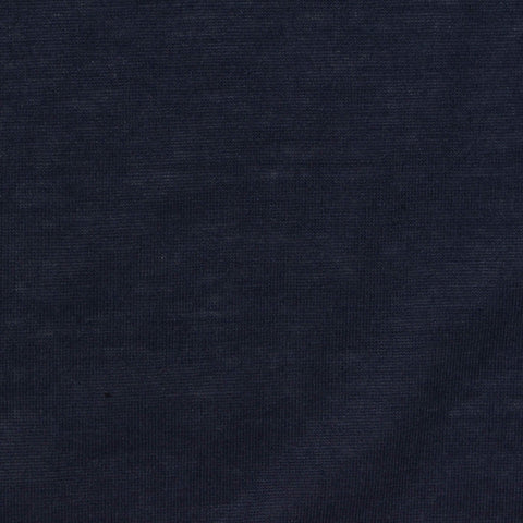Dark Blue Marl Jersey Knit, Polyester, 140 gsm, 160 cm