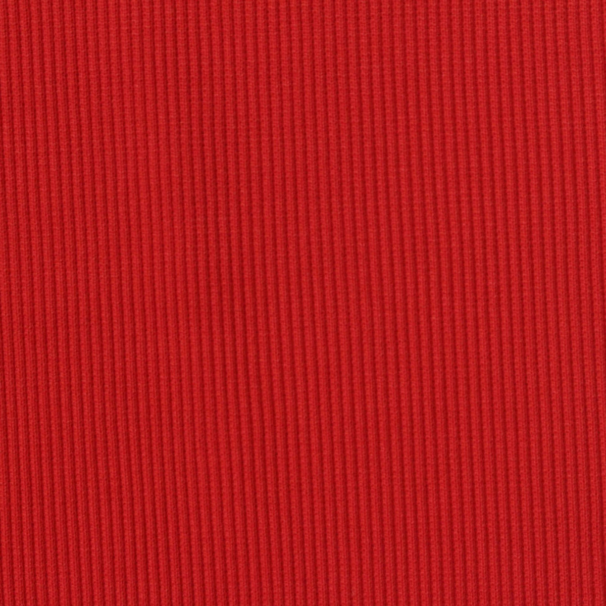 Polyester Stretch Rib Knit Fabric, 380 gsm, 120 cm — Red