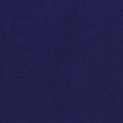 Cotton Stretch French Terry Fabric, 244 gsm, 156 cm — Navy