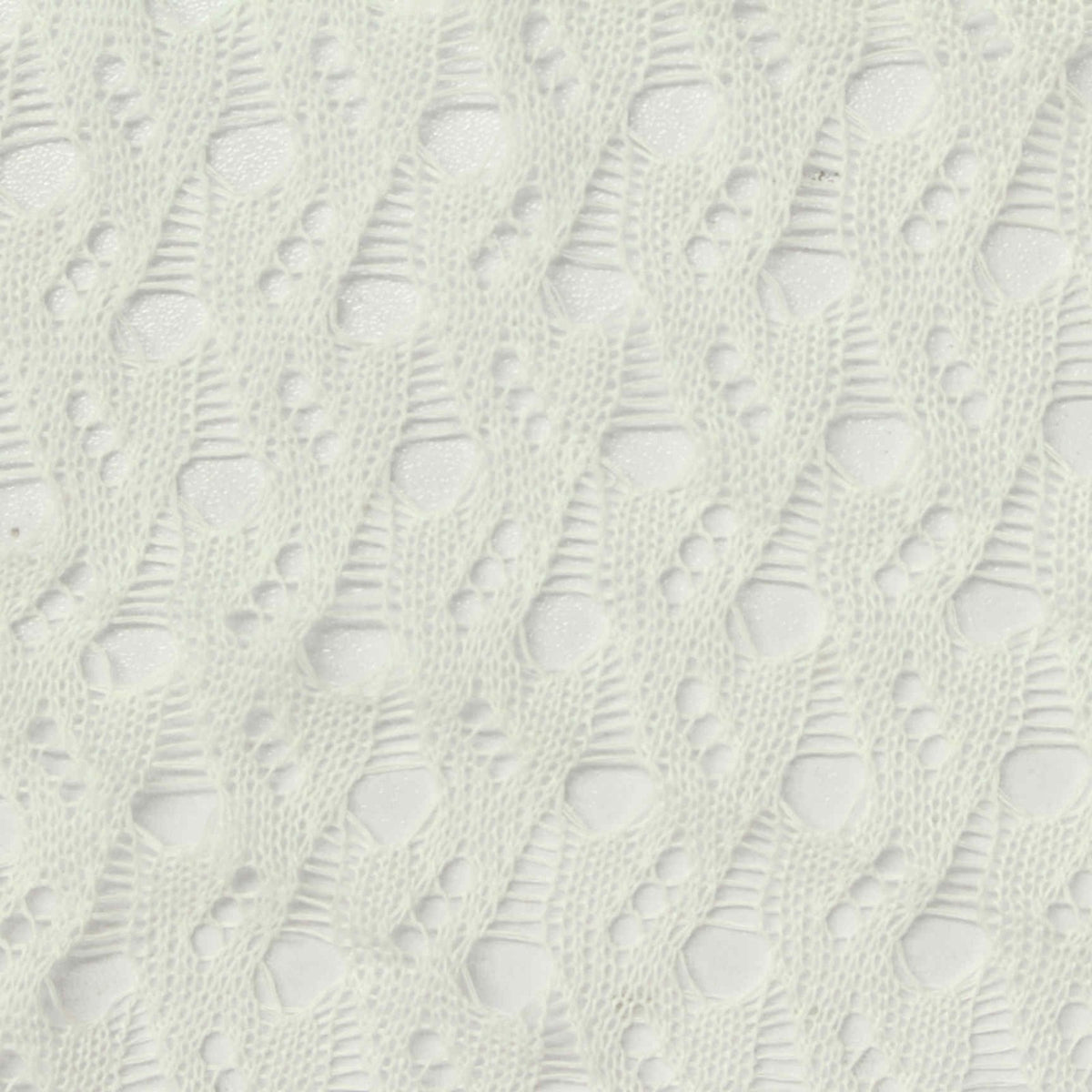 White Dot Pointelle Knit, Polyester